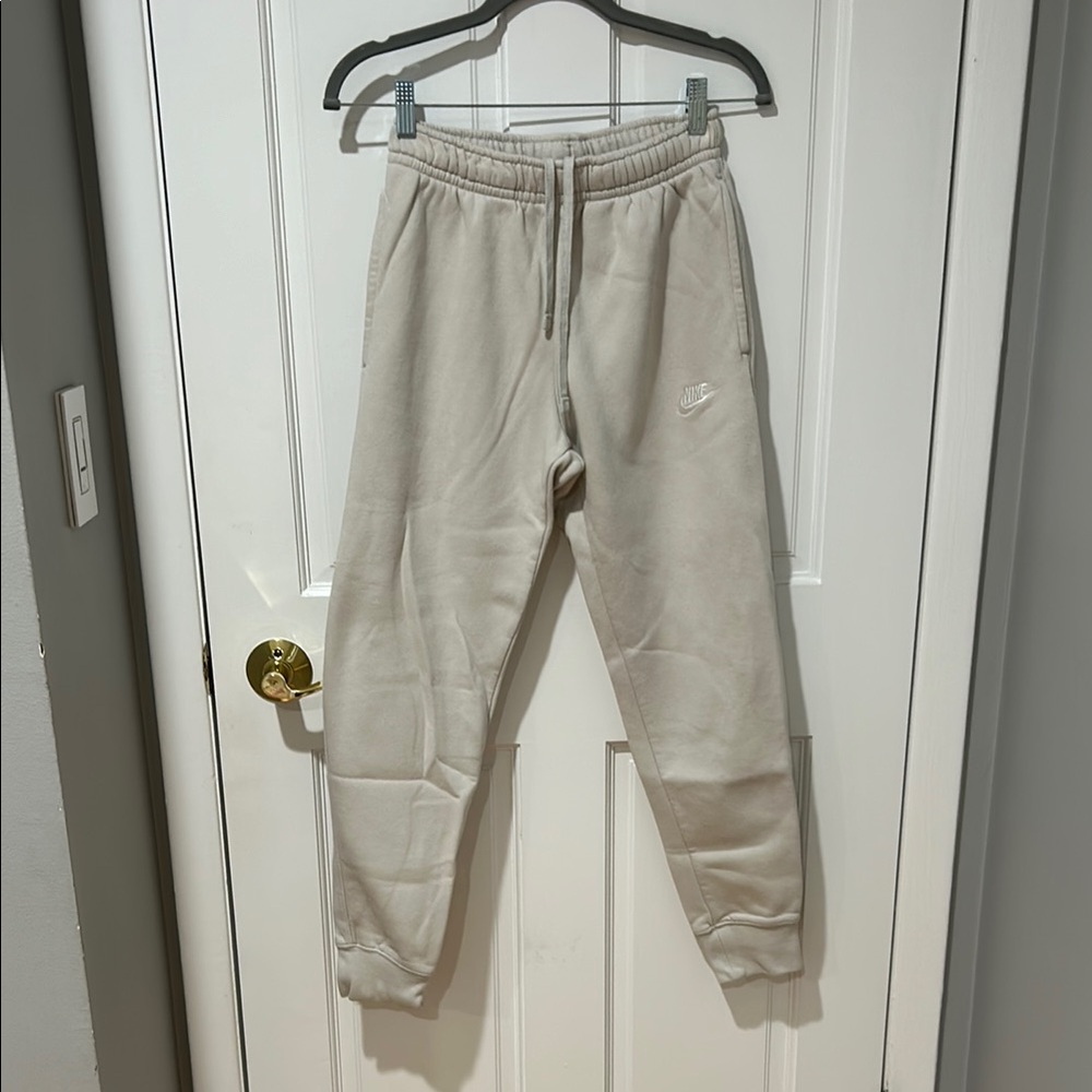 Nike Mens Cream Jogger Pants